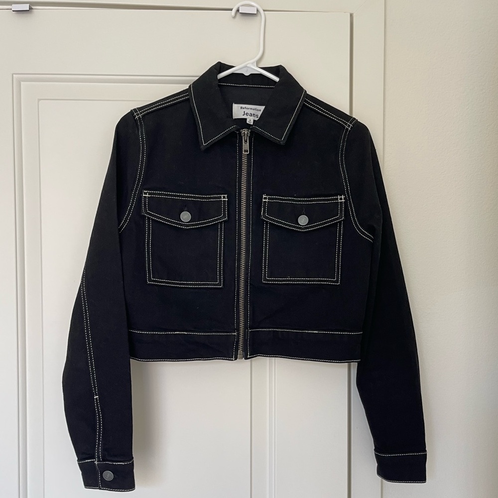 Reformation Smith Denim Jacket - S